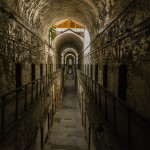 A hallway in Eastern State Pennitentry