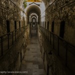 A hallway in Eastern State Pennitentry