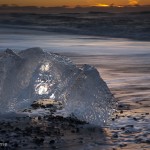 Beach near Jökulsárlón, Eastern Iceland